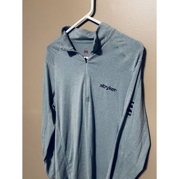 Travis Mathew Mens Long Sleeve 1/4 Q Zip Lightweight Golf Pullover Size Large XL - Picture 3 of 8